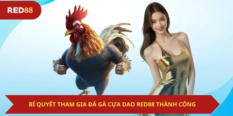 Bí Quyết Tham Gia Đá Gà Cựa Dao Red88 Thành Công